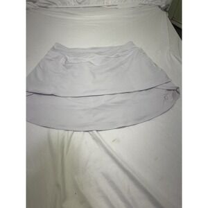 FootJoy Golf  Tennis Disc Golf Skort Womens Perfomance XL White Polyester Layer